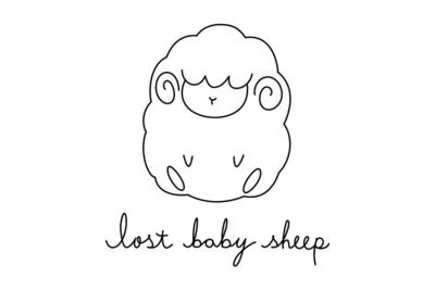 lost baby sheep